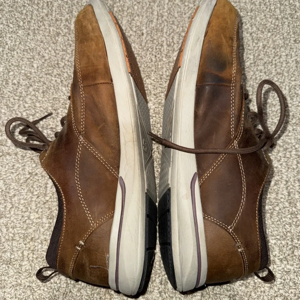 Skechers Men's Relaxed Fit Air Cooled Memory Foam Brown Shoes Size 14